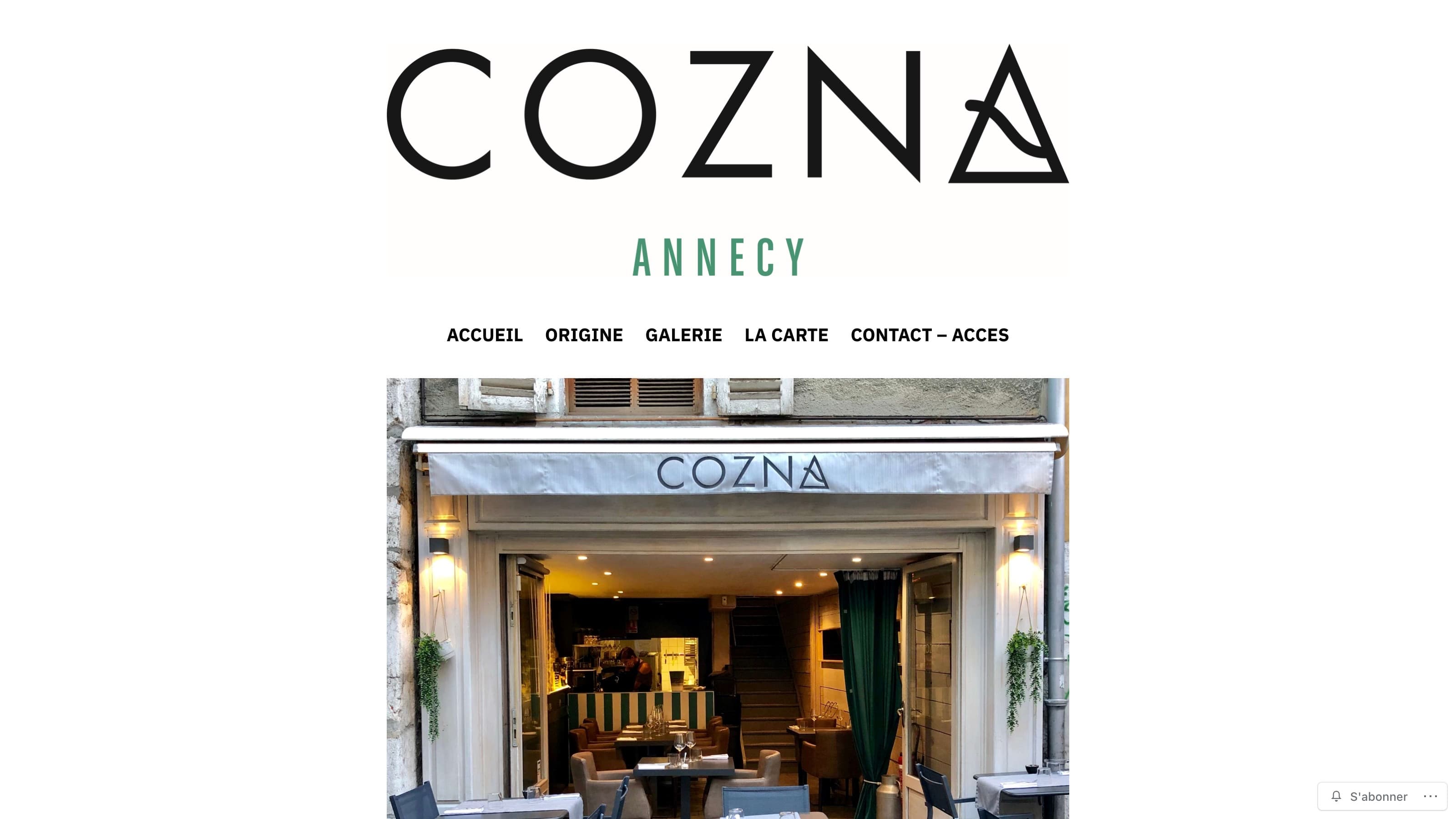 Le site du restaurant avant notre intervention