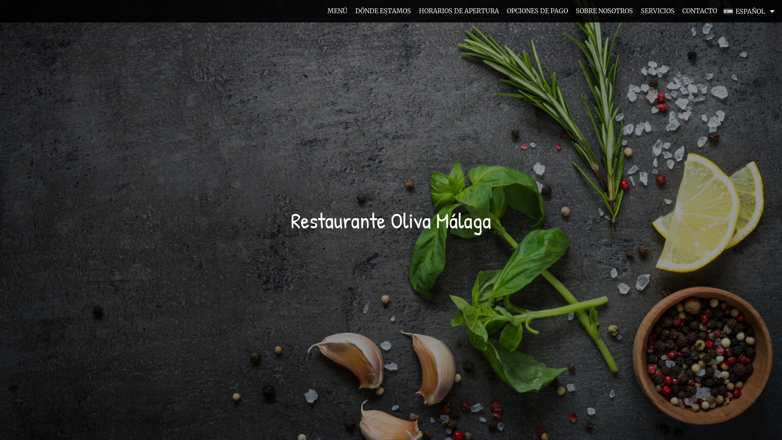 Le site du bar à tapas avant notre intervention